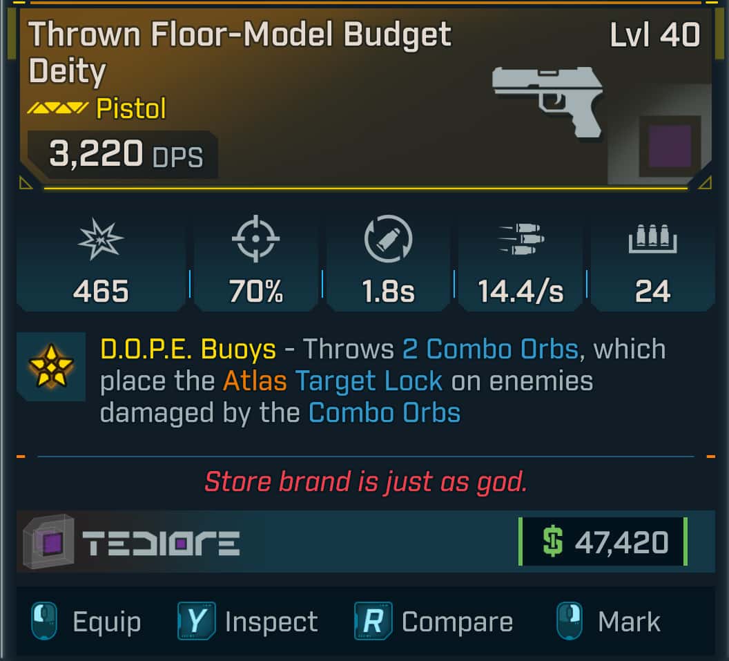 Thrown Floor-Model Budget Deity | PC