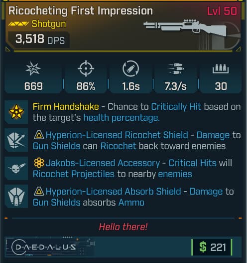 Ricocheting First Impression | PC