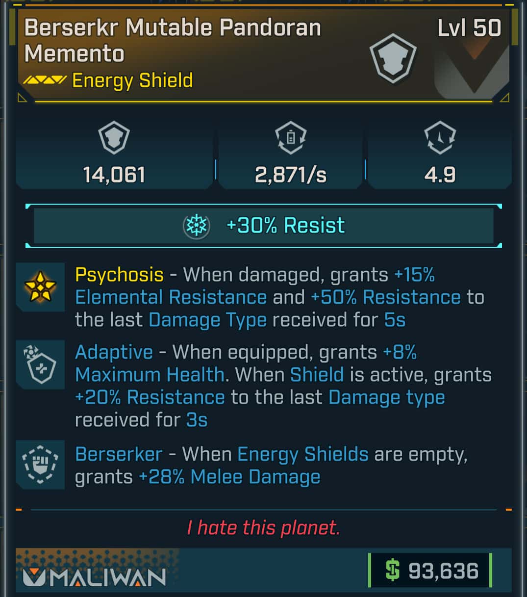 Berserkr Mutable Pandoran Memento | PS