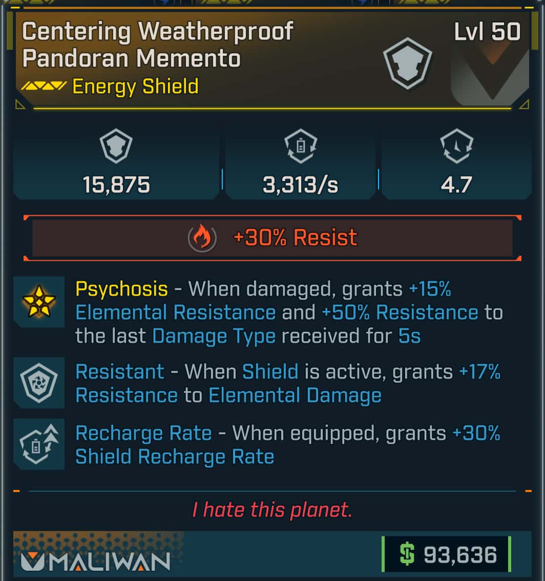 Centering Weatherproof Pandoran Memento | PC