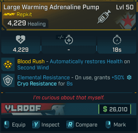 Large Warming Adrenaline Pump | PC