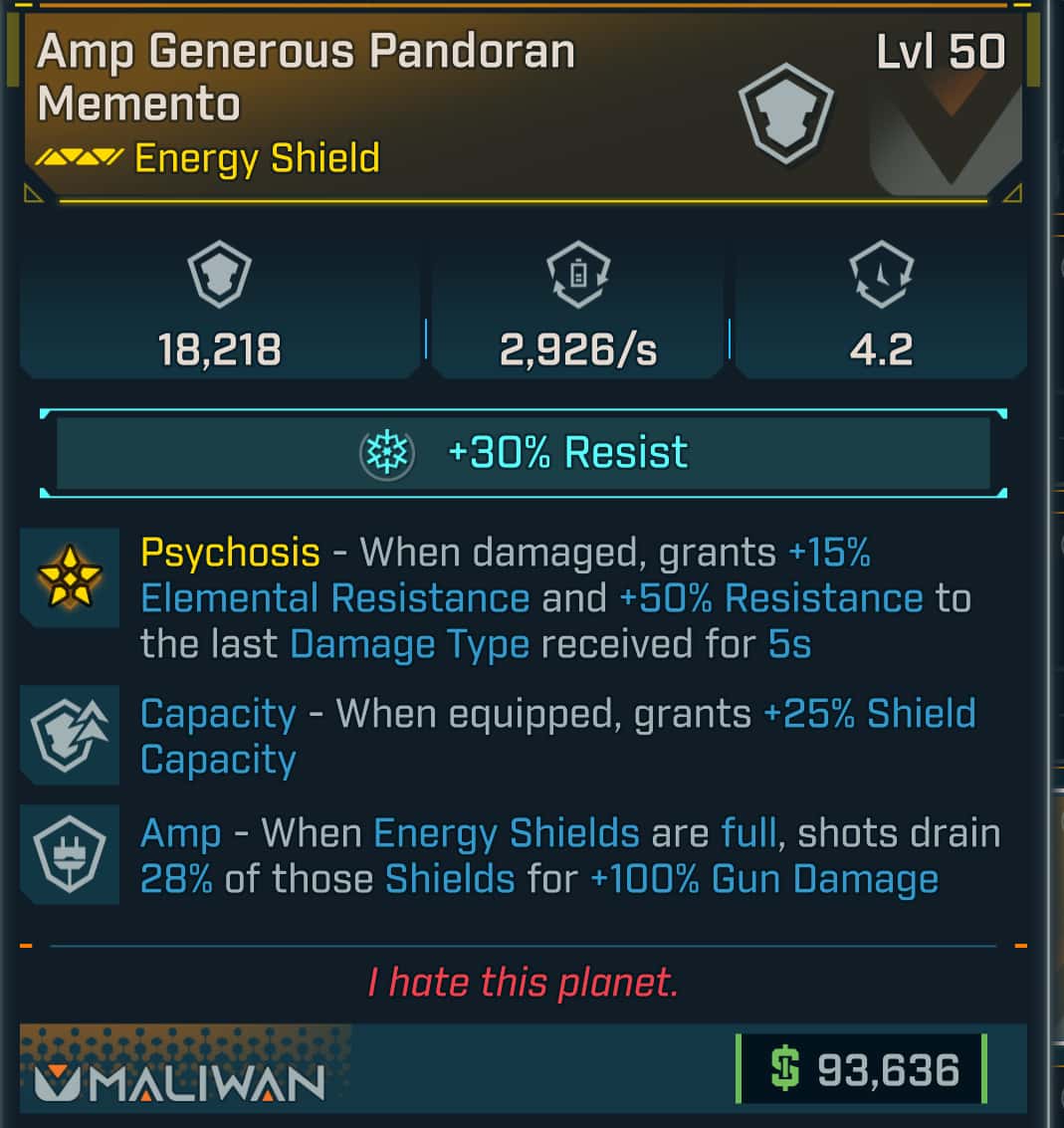 Amp Generous Pandoran Memento | PC