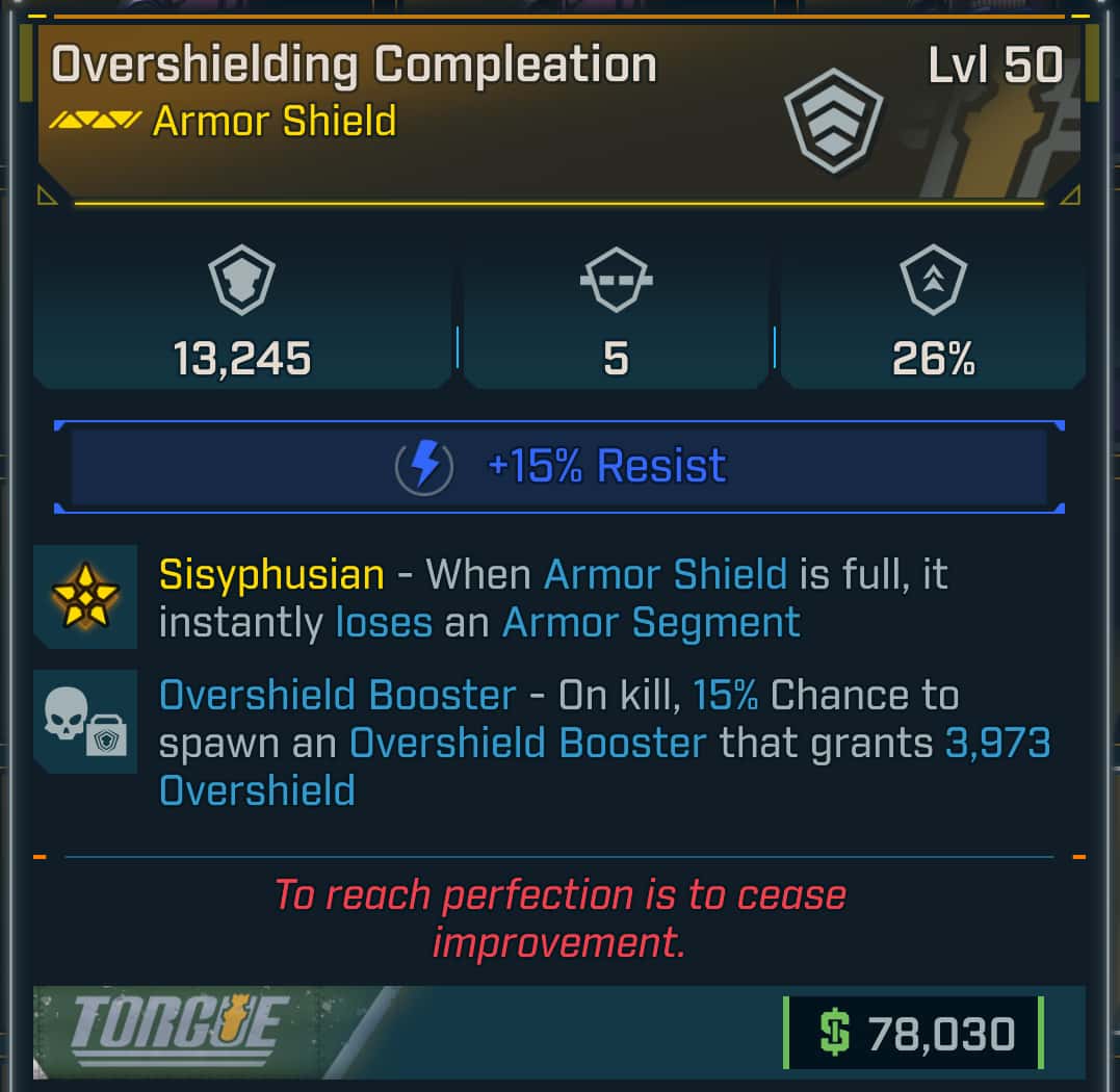 Overshielding Compleation | PC