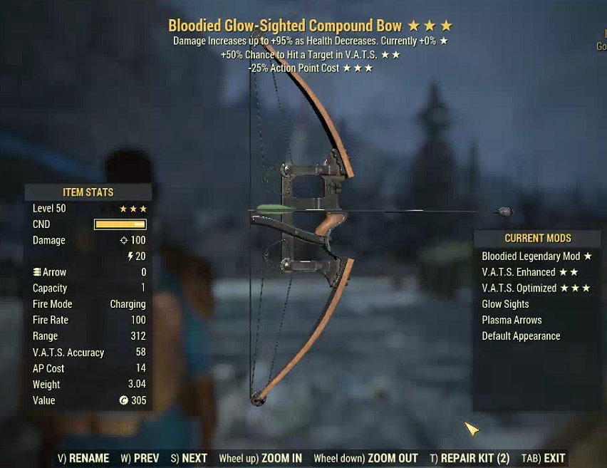 Bloodied Glow-Sighted Bow (2024) | PC