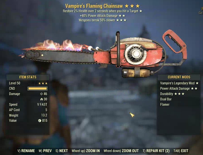 Vampire's Flaming Chainsaw (2024) | PC