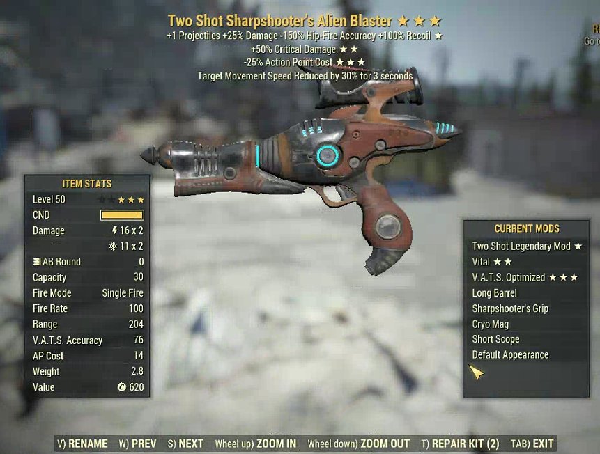 Two Shot Sharpshooter's Alien Blaster (2024) | PC