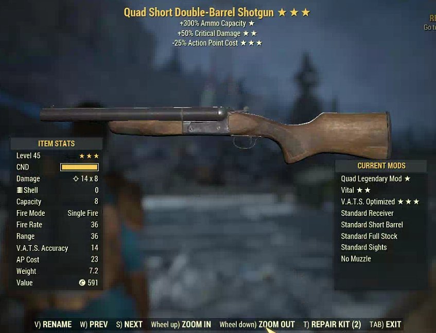 Quad Short Double-Barrel Shotgun (2024) | PC