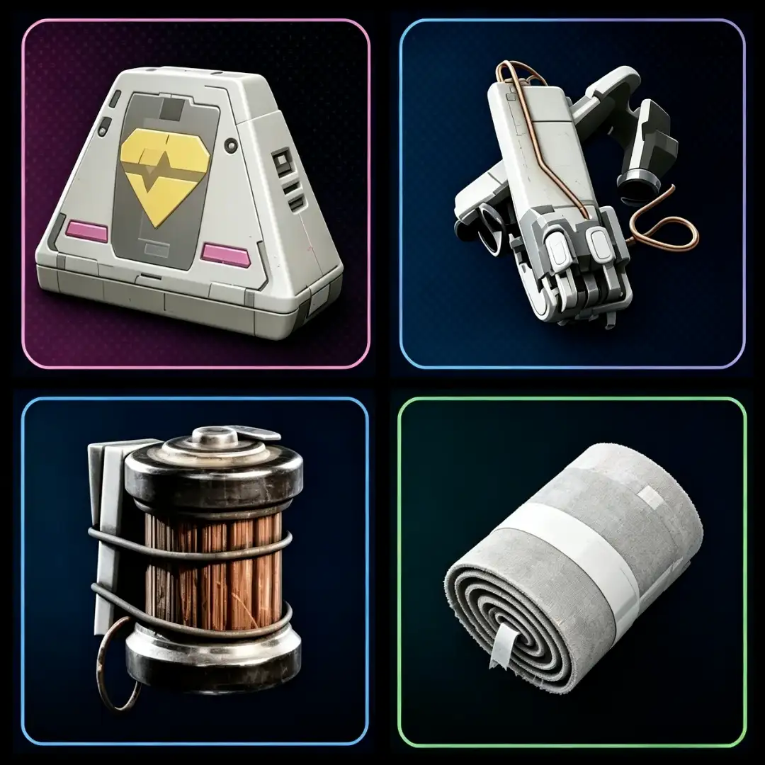 x10 Looting Mk.3 (Survivor) + x10 Medium Shields + x30 Trigger Nades + x50 Herbal Bandages Bundle | All Platform