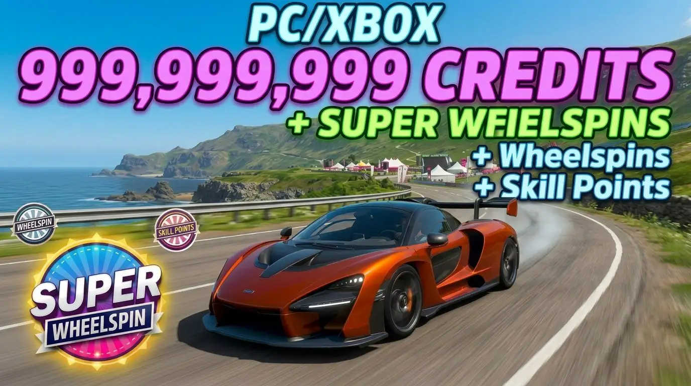 [PC/XBOX] 999.999.000 CREDITS + 999M SUPER WHEELSPIN + 999M Wheelspins + 999M Skill Points Forza Horizon 6 | Steam