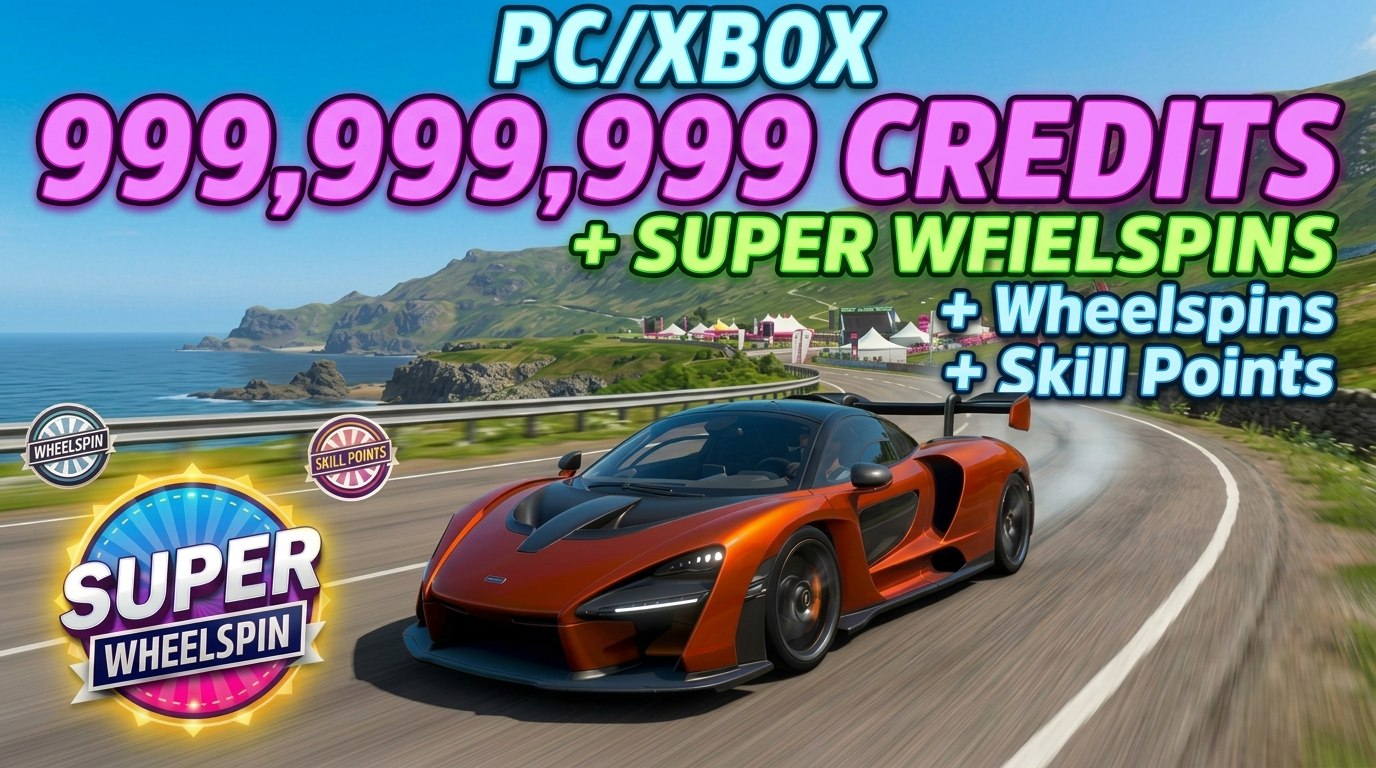 Instant Delivery 999.999.900 Credits   999 MILL ALL Wheelspins 998 MILL Skill Points  Xbox/PC  Full Access | Xbox on PC