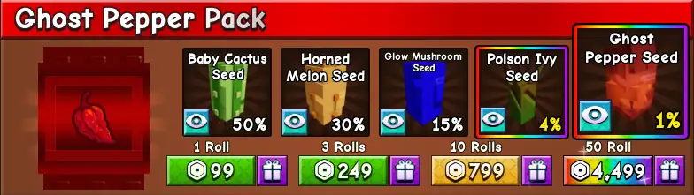Ghost Pepper Pack * 10 Rolls | All