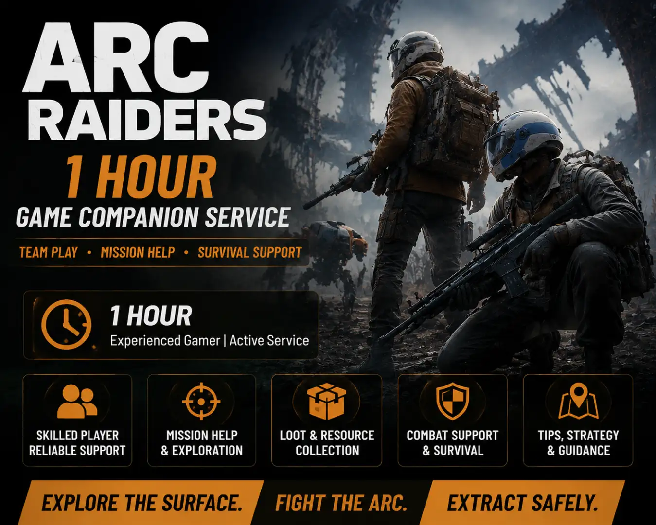 1 Hour Professional Game Companion Service