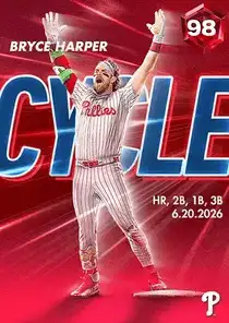 Bryce Harper/98/1B/Phillies/Milestone | PS