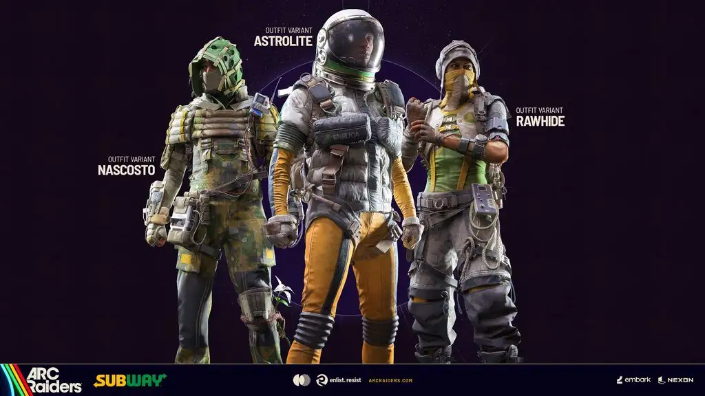 ARC Raiders x Subway crossover skin redeem code | All Platform