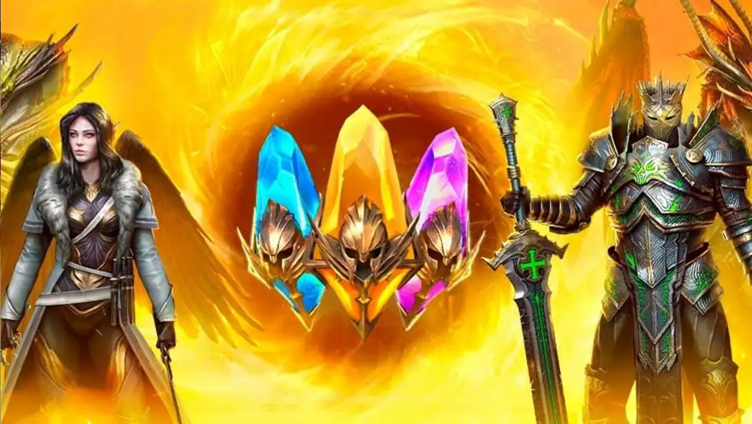 STARTER WITH SHARDS 150 Ancient 33 Void 24 Primal 4 Sacred 15K Gems 50K Energy Ezio Xenomorph Michelangel Ninja Alice