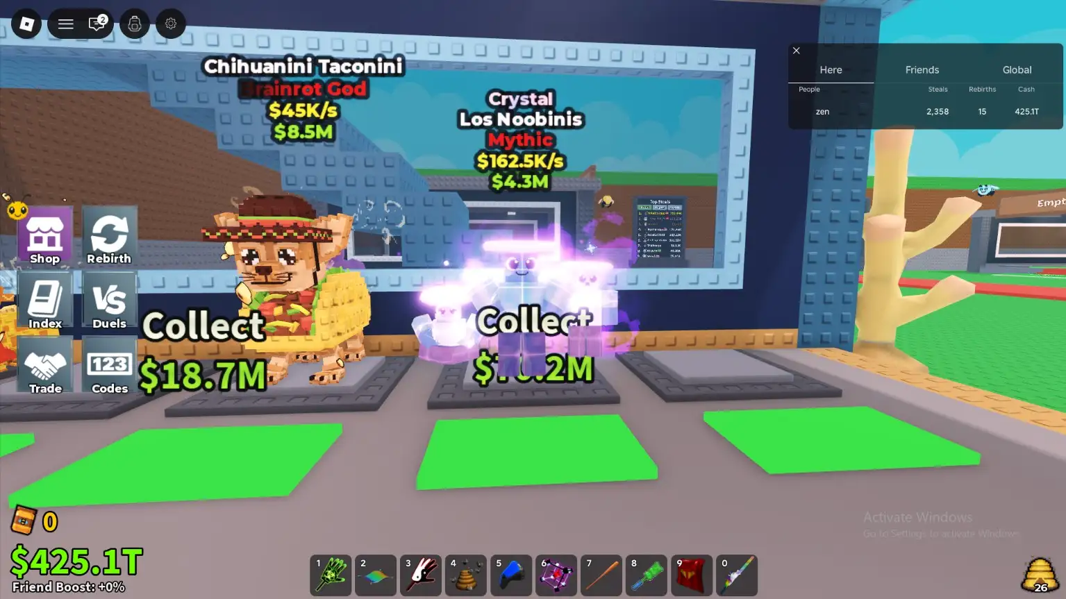 los noobinis in crystal | Global