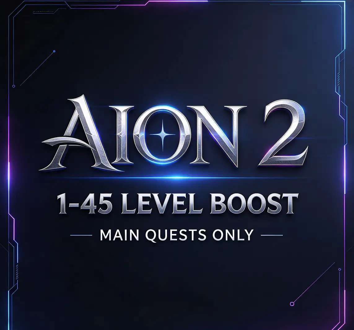 Aion 2   1-45 Level Boost  Main Quests Only | All