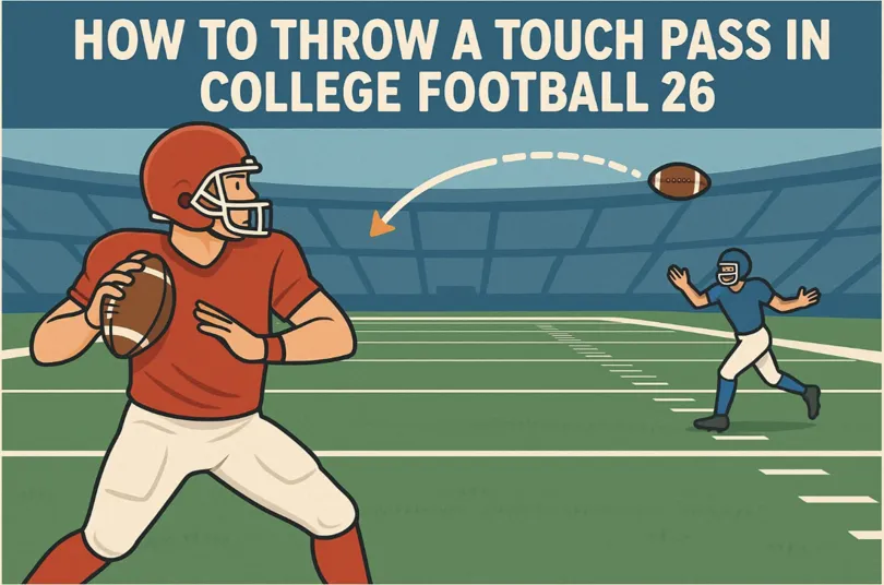 How to Throw a Touch Pass in College Football 26