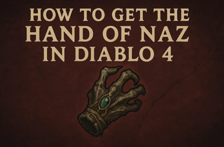 How to Get the Hand of Naz in Diablo 4