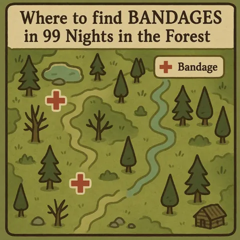 Where To Find Bandages In 99 Nights In The Forest
