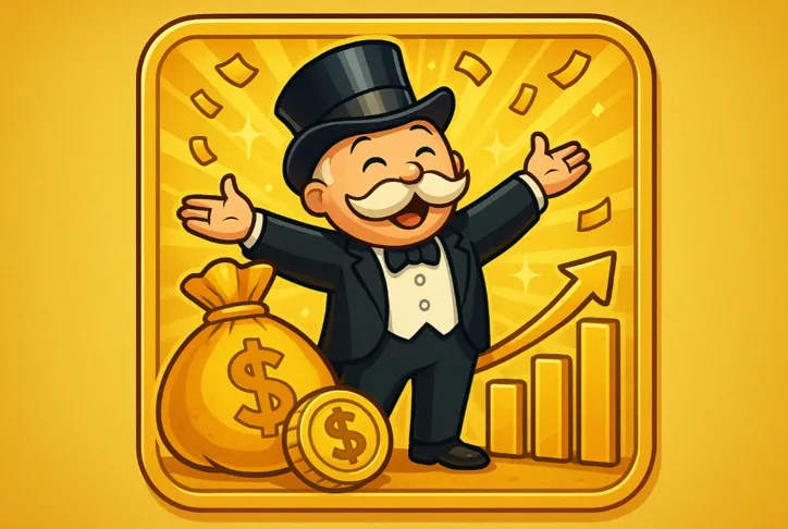 Monopoly Go Golden Success Sticker