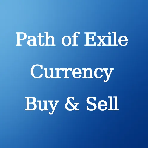 Buy & Sell PoE Currency - U4N
