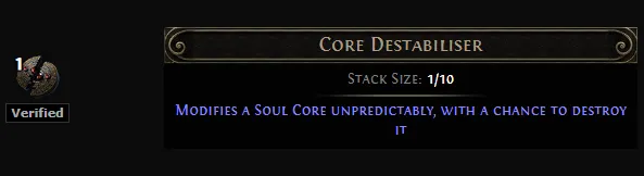 PoE 2 Core Destabiliser