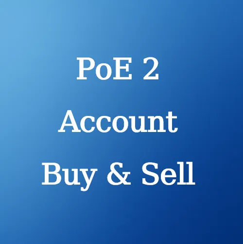 Buy & Sell PoE 2 Accounts - U4N
