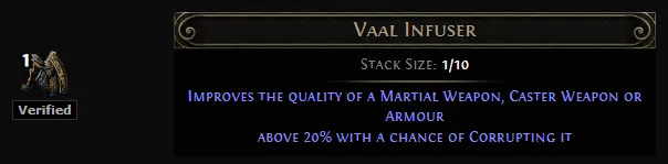 PoE 2 Vaal Infuser