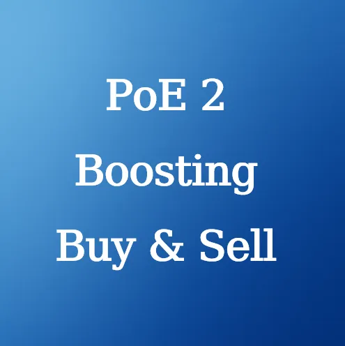 Buy & Sell PoE 2 Boosting - U4N