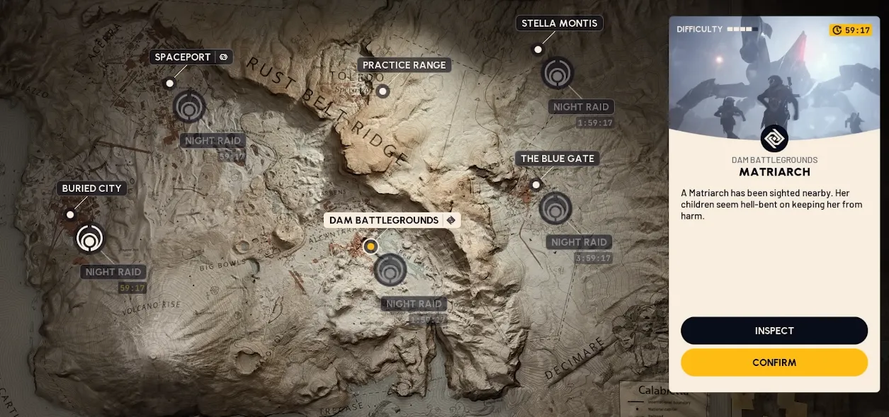 Matriarch Spawn Locations