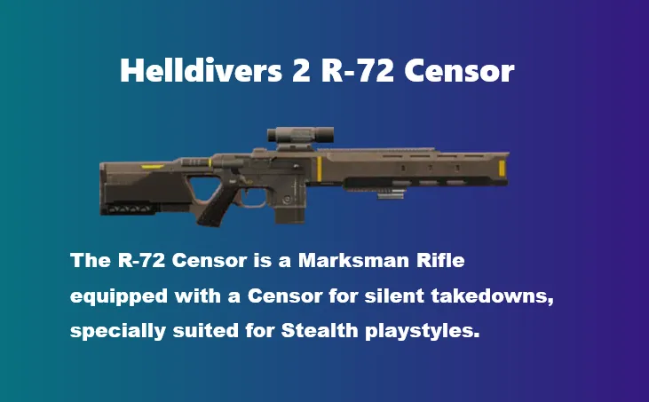 Helldivers 2 R-72 Censor