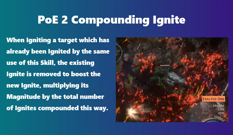 PoE 2 Compounding Ignite