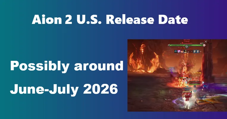 Aion 2 U.S. (North America) Release Date