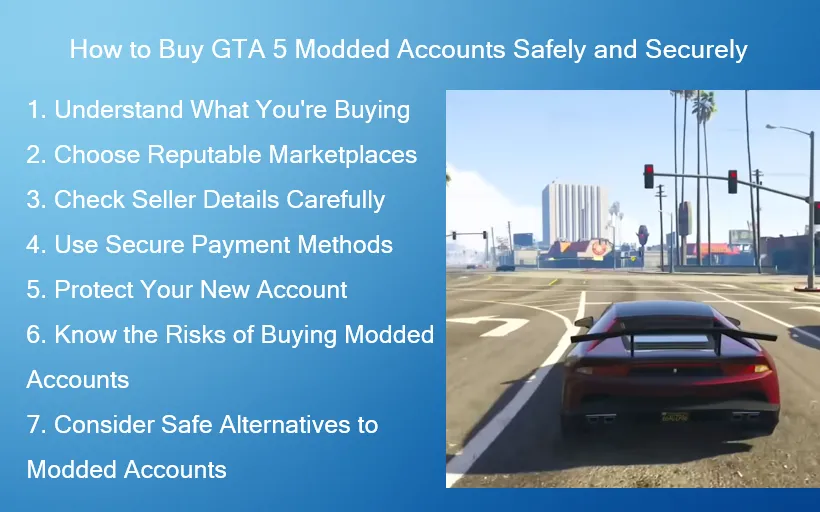 How to Buy GTA 5 Modded Accounts Safely and Securely