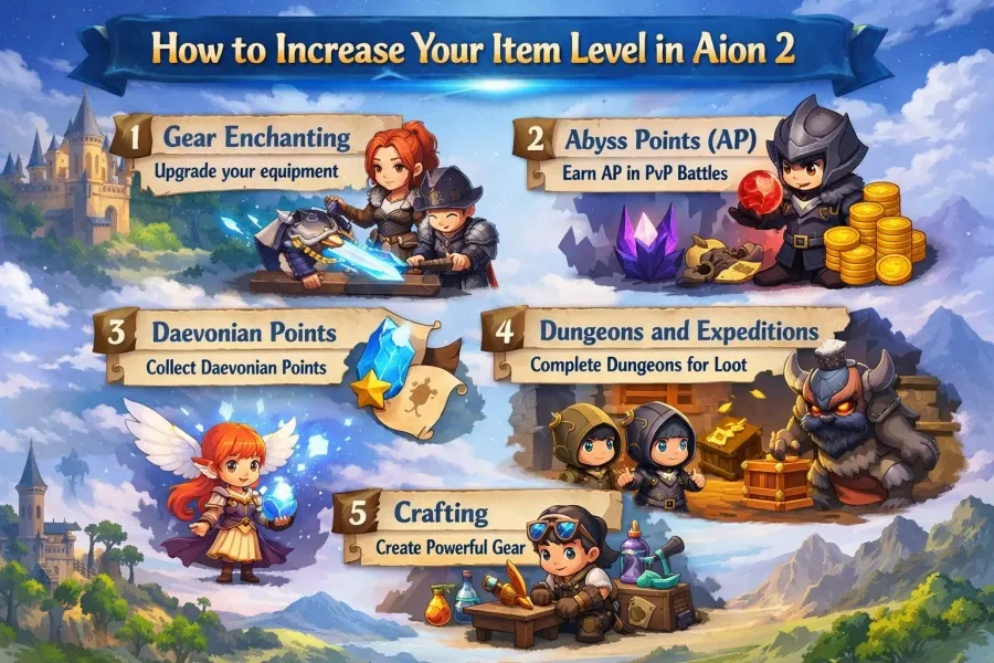 How to Increase Your Item Level in Aion 2