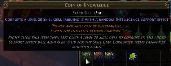 PoE Coin of Knowledge