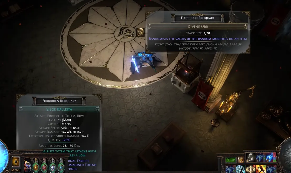 PoE Zealot's Vault Rewards