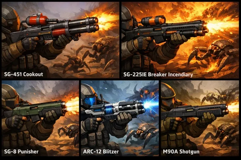 Helldivers 2 Best Shotgun For Bugs