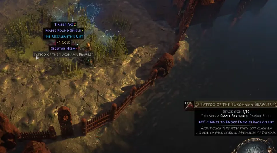 All inhabitants of which will drop a basic tattoo when slain