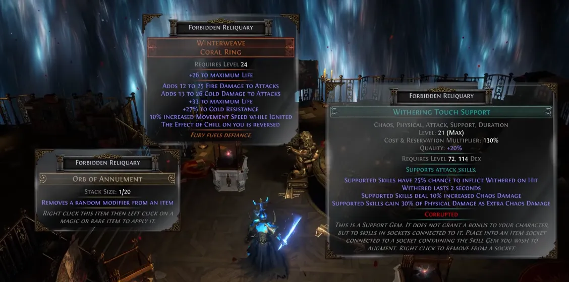 PoE Memory Vault Rewards