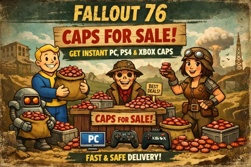 Fallout 76 Caps for Sale: Get Instant PC, PS4, & Xbox Caps - U4N