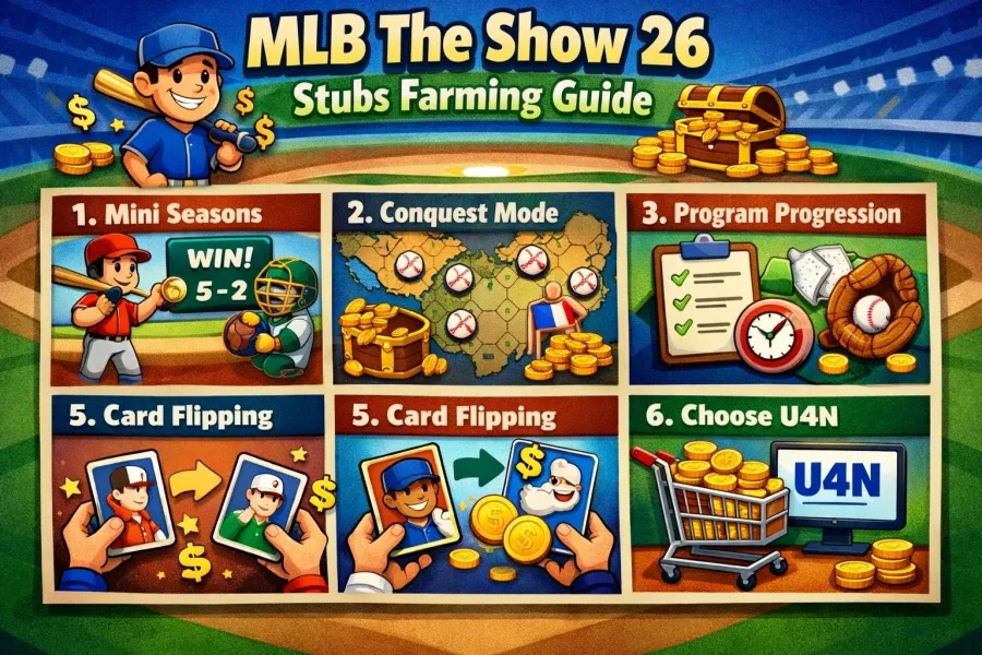 MLB The Show 26 Stubs Farming Guide