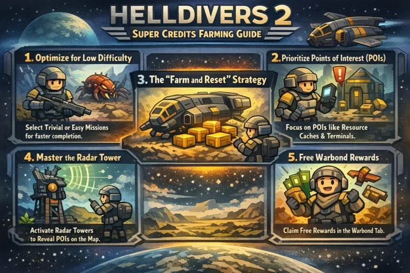 Helldivers 2 Super Credits Farming Guide