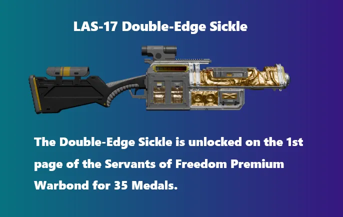 Helldivers 2 Double Edge Sickle