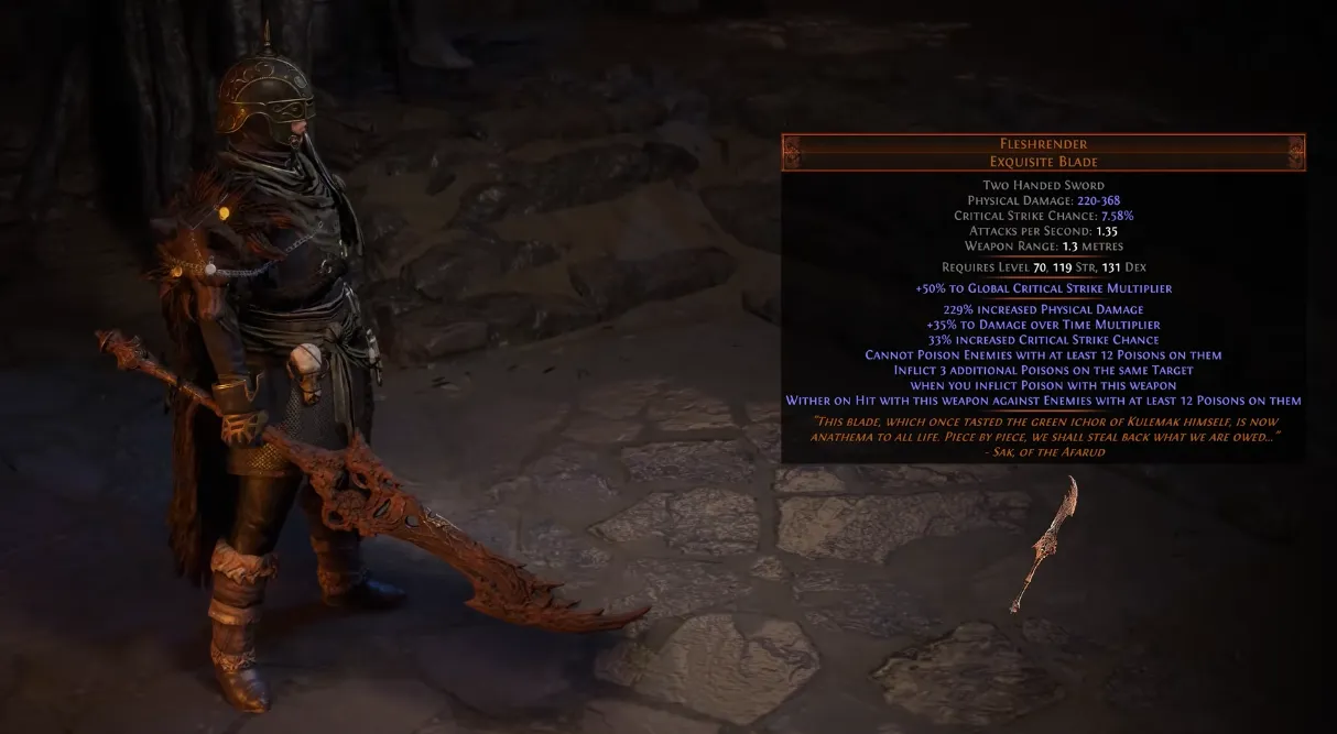 PoE Fleshrender showcase