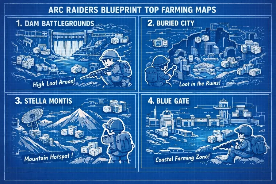 Arc Raiders Blueprint Heat Map