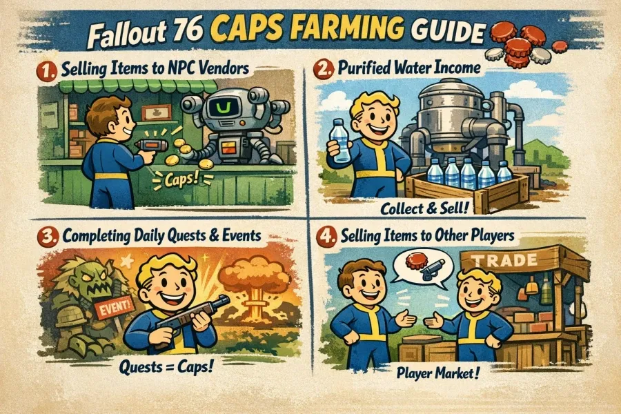 Fallout 76 Caps Farming Guide