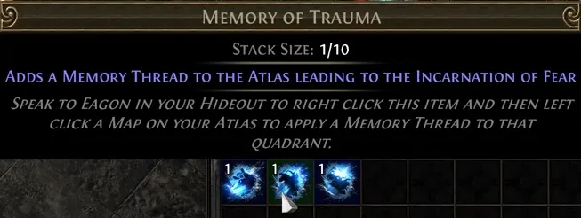 PoE Memory of Trauma