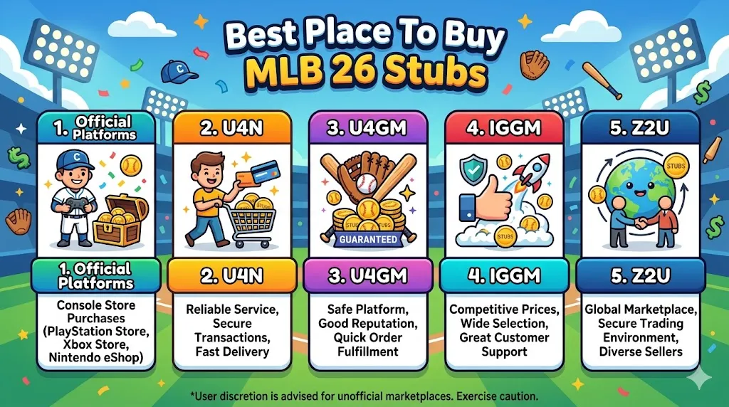 Best Sites to Buy MLB The Show 26 Stubs: Save Money and Get Fast Delivery